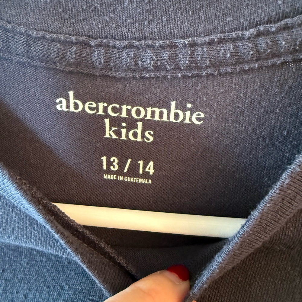 Abercrombie Kids Blue Minecraft Tee - Picture 2 of 2